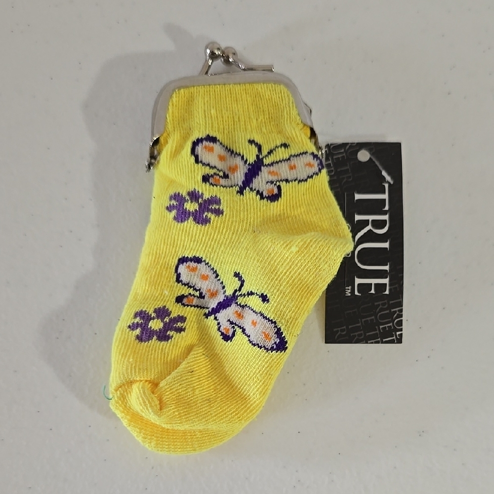 Yellow Butterfly Coin Purse